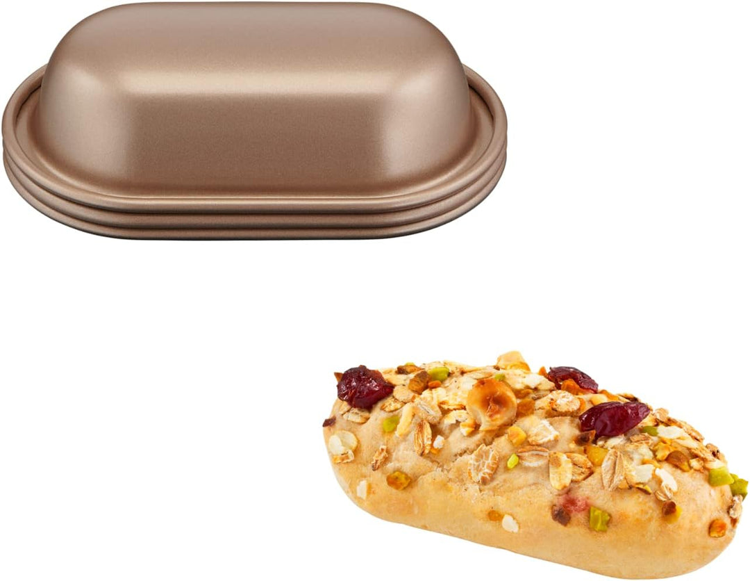 Tefal Creabake J3088304 Brotbackform mit Antihaftbeschichtung, einfaches Herausnehmen, stapelbar, ei
