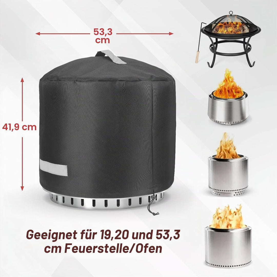 Solo Stove Abdeckung für Bonfire Feuerschale, Feuerstellenabdeckung Gasfeuerstelle für Solo Stove Bo