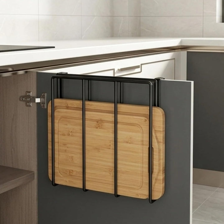 Greensen Hängeregal aus Kohlenstoffstahl für die Küche Unter Dem Schrank, Platzsparender Schneidebre