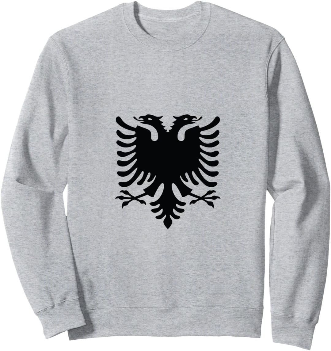 Albanische Flagge Albanien Doppelkopf Adler Albanien Sweatshirt