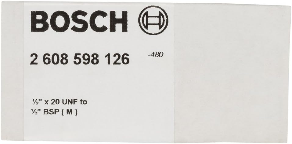 Bosch Professional Adapter 1/2" 20 UNF zu G 1/2"