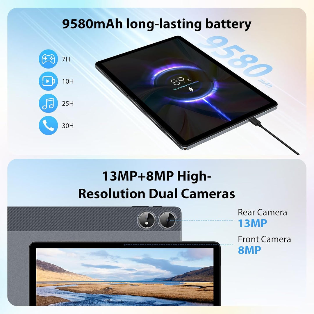 PIXGOOD Android 15.0 Tablette 11 Zoll 4G LTE et 5G WiFi, Octa-Core, 36GB RAM, 512GB ROM (1TB Expanda