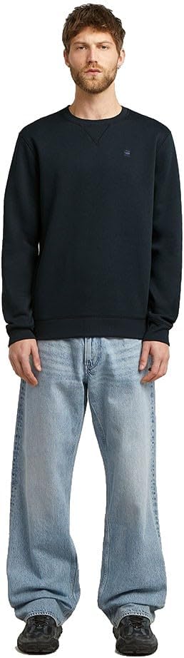 G-Star Herren Premium Core Sweater Sweatshirt XS Blau (Salute D16917-c235-c742), XS Blau (Salute D16
