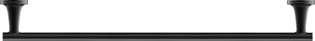 Duravit Badetuchhalter Starck T, einarmig, Wandmontage, 61 cm, Schwarz Matt Badetuchhalter 61 cm Sch