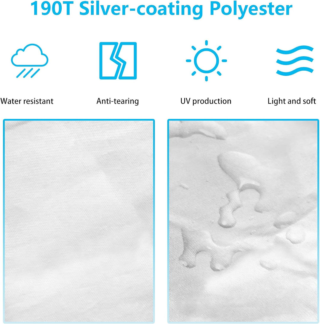 Ikaif Universal Autoabdeckung 190T Voll Wasserdicht Atmungsaktiv Kratzfest Regen Schnee Hitzebeständ