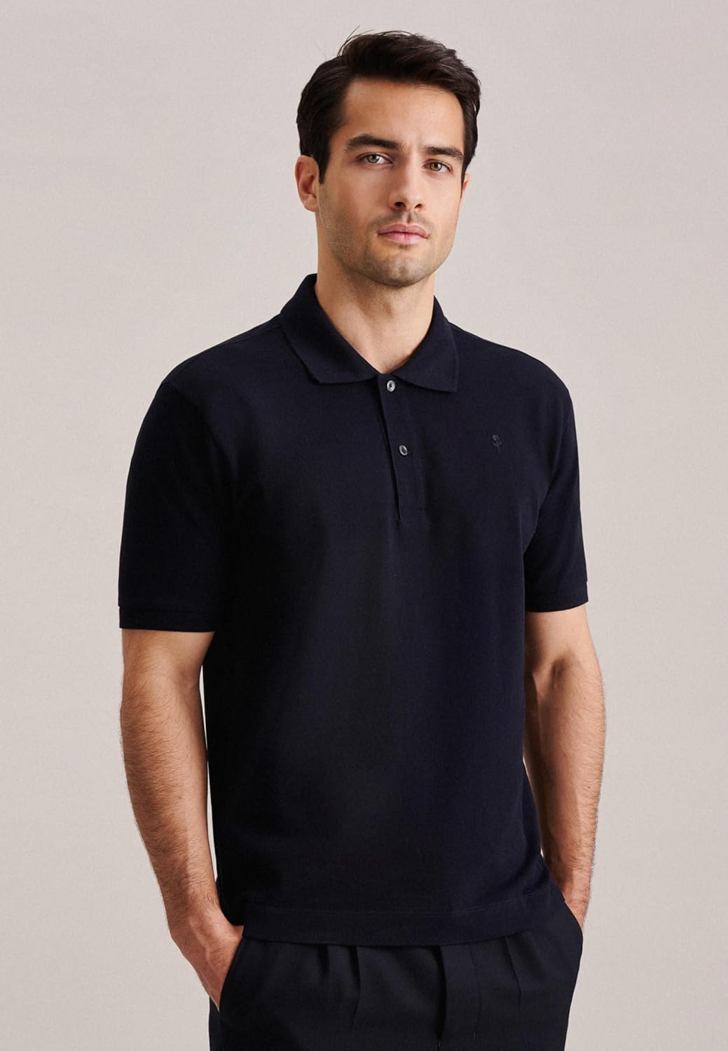 Herren Business Hemd Slim Extra Langer Arm Kentkragen Bügelfrei 100% Baumwolle Business Hemd Dunkelb