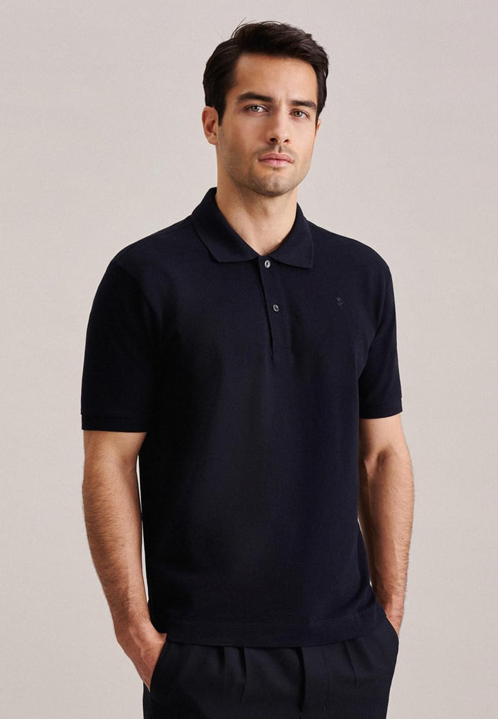 Herren Business Hemd Slim Extra Langer Arm Kentkragen Bügelfrei 100% Baumwolle Business Hemd Dunkelb