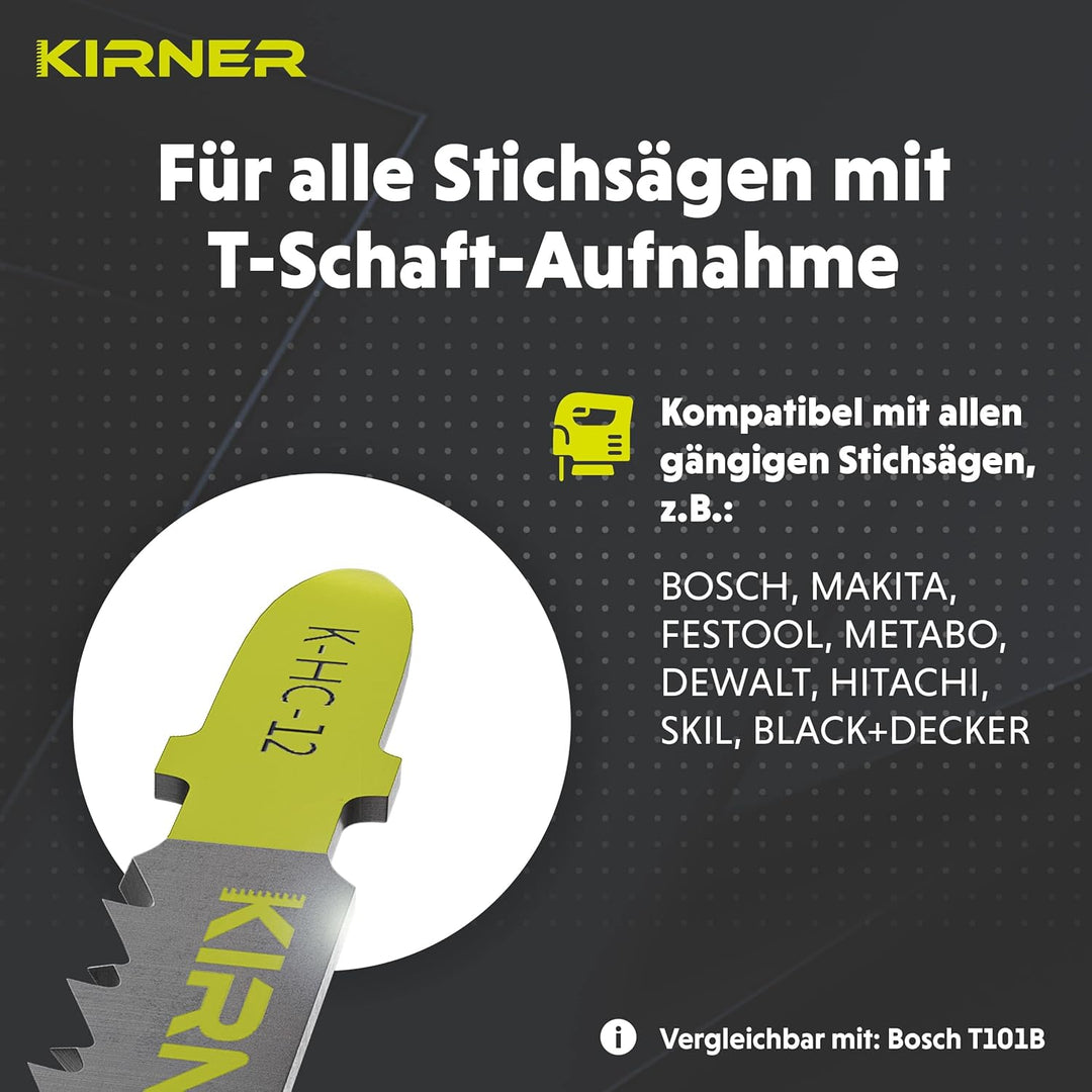 Stichsägeblätter Holz 10 Stk. [ bis zu 5x mehr Schnitte ] extrem feiner & gerader Schnitt (3-30mm) i