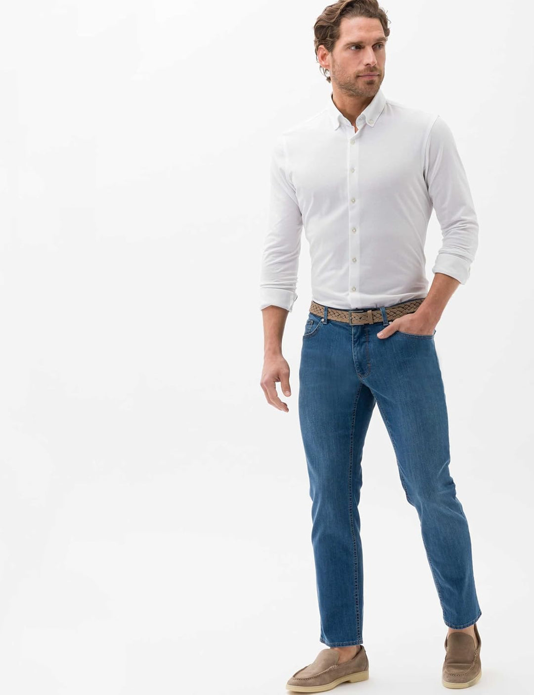 BRAX Herren Style Cooper Denim Masterpiece Jeans 35W / 36L Light Blue, 35W / 36L Light Blue