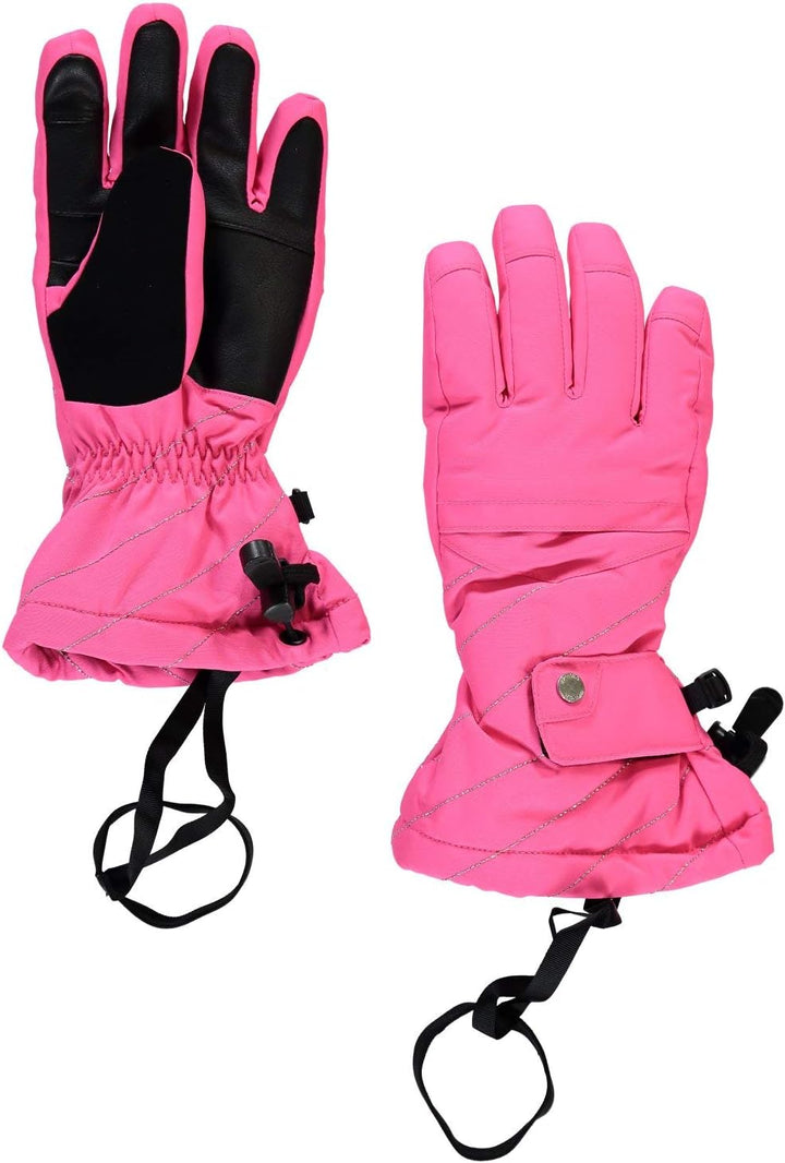 Spyder Girls Synthesis Handschuhe für Mädchen, Bedruckt, Grösse L XL Rosa (bryte bubble), XL Rosa (b