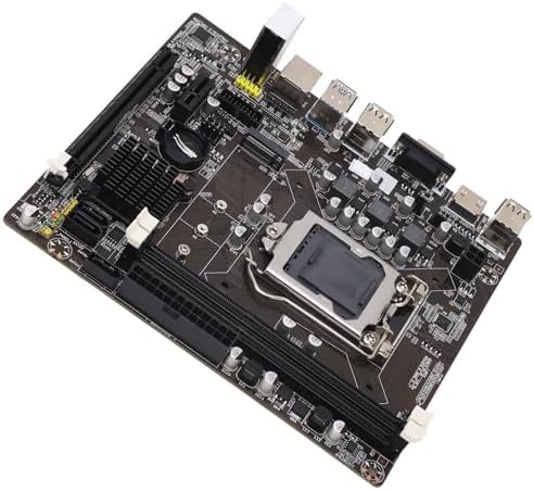 Gaming Motherboard DDR3, 1155 Pins 2 DDR3 100M Mining Motherboard Unterstützt Corei7, I5, I3 (LGA115