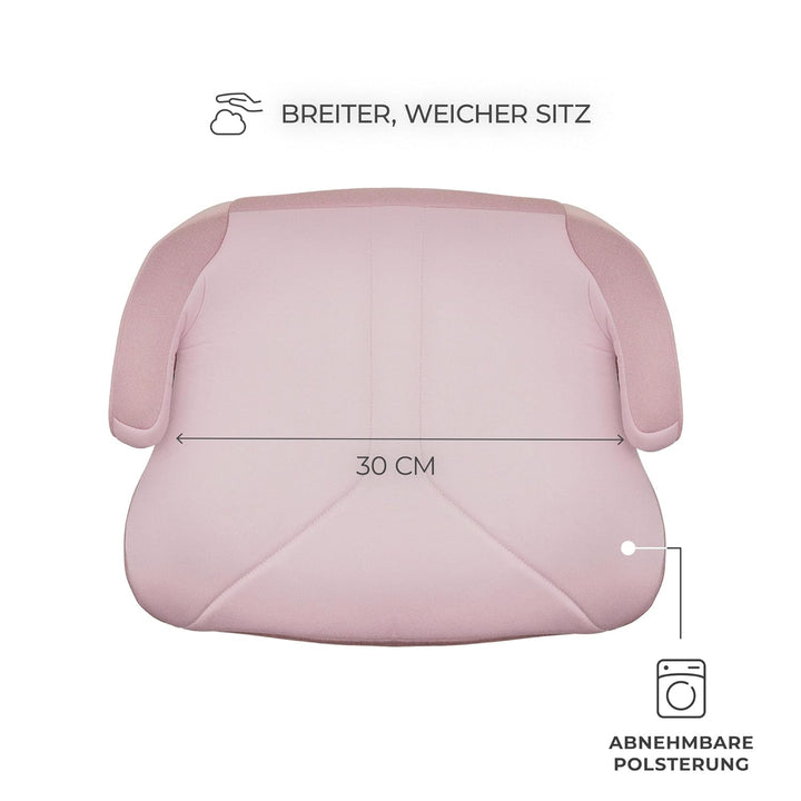 Kinderkraft I-BOOST 2 I-SIZE, Autositz, 125-150 cm, Babyschale, Sitzerhöhung für 6 bis 12 Jahre, ein