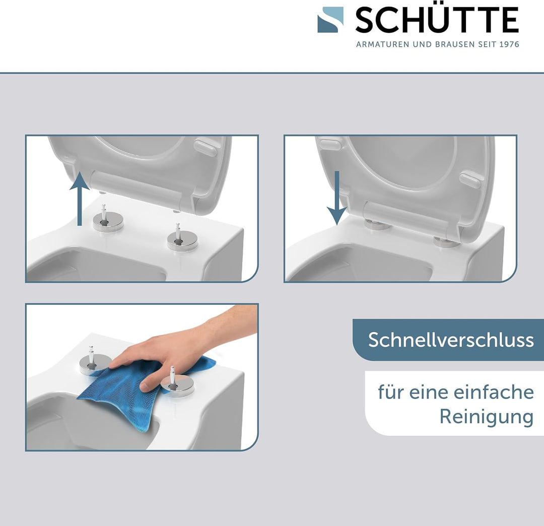 SCHÜTTE WC-Sitz passend zu Villeroy &amp; Boch Arriba, Laufen Objekt, Ideal Standard Eurovit, Geberit Vi
