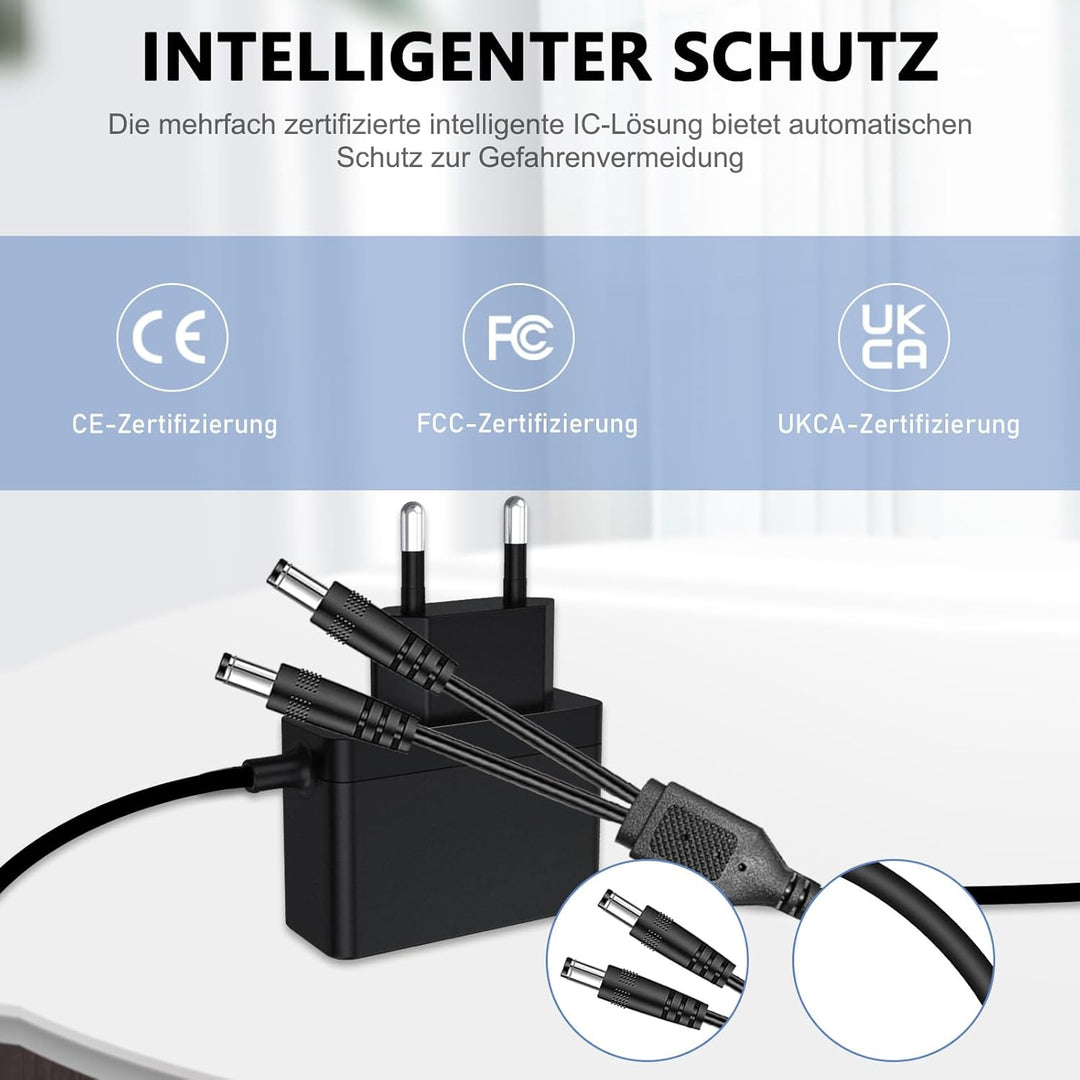 8.4V 2A Netzteil Ladegerät Kompatibel mit Thermrup beheizbare Handschuhe und Einlegesohle Ladegeräte