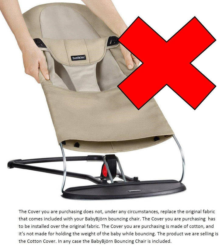 JYOKO Kids Bezug kompatibel mit Babybjorn Bliss, Balance, Soft (Fluor Heart, Baumwolle) Flúor Heart,