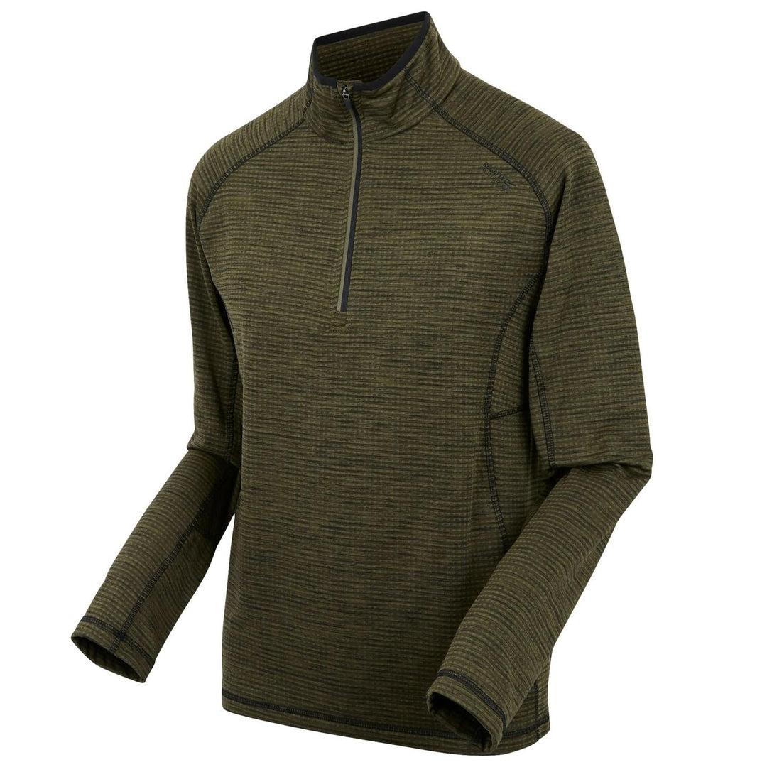 Regatta Herren Yonder Fleece für Herren, mit Halblangem Reissverschluss T-Shirt 5XL Olive Night, 5XL