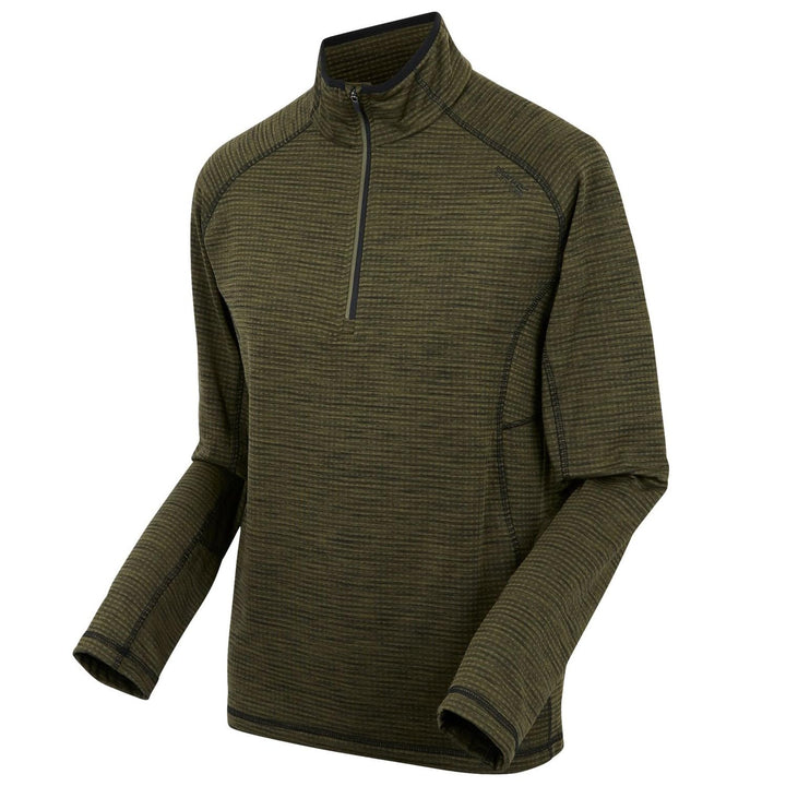 Regatta Herren Yonder Fleece für Herren, mit Halblangem Reissverschluss T-Shirt 5XL Olive Night, 5XL