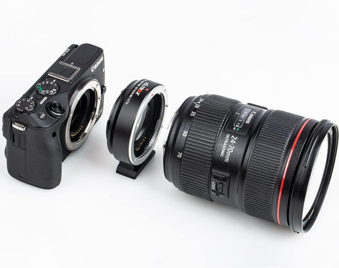 VILTROX EF-EOS M2 Speed Booster 0,71x Autofokus Speedbooster Objektiv Adapter kompatibel mit Canon E