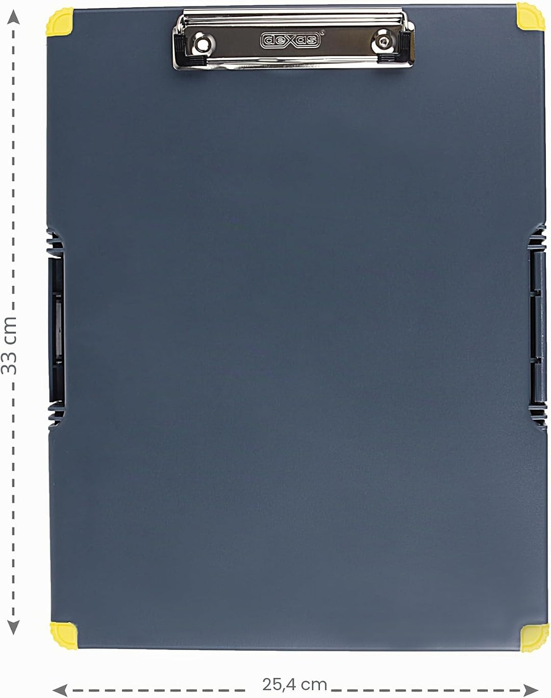 Dexas Duo Clipcase Dual Sided Storage Case and Organizer, Yellow Clip and Edges Gelber Clip und Kant