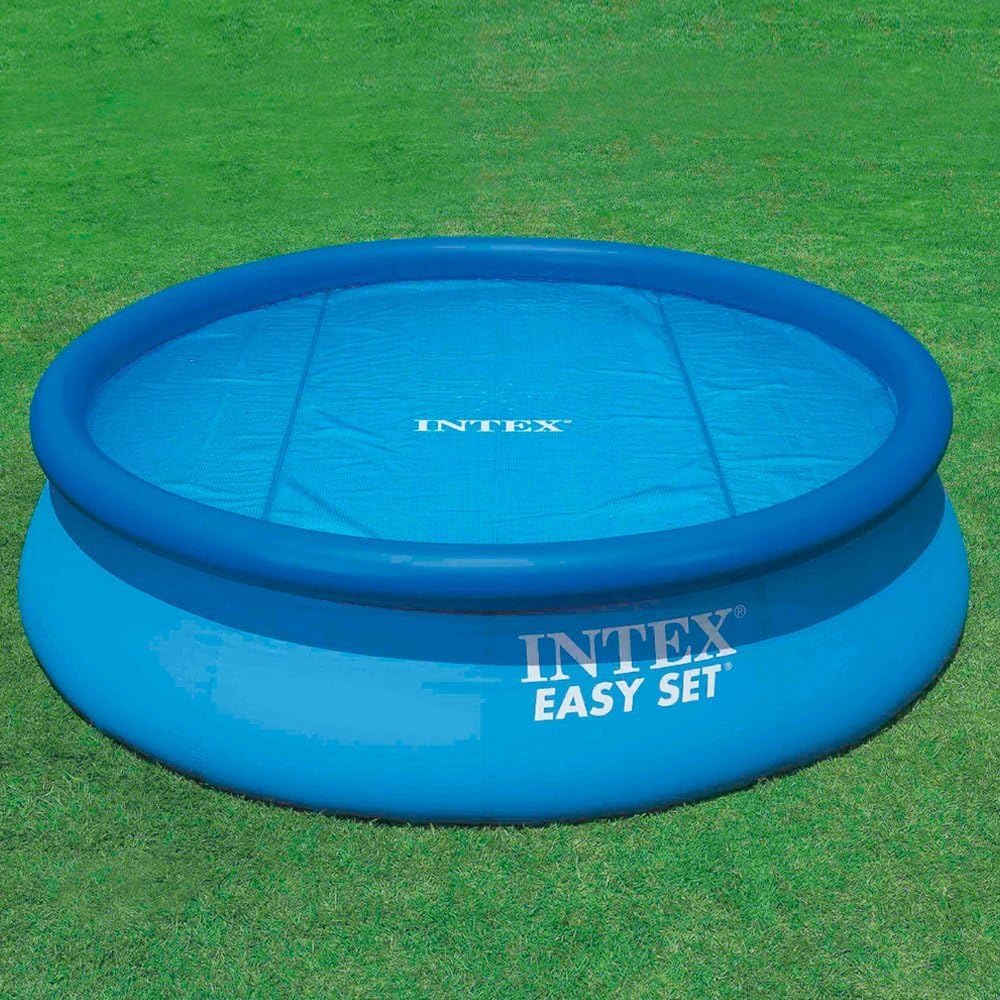 Intex Solar Cover Pool - Solarabdeckplane - Ø 488 cm - Für Easy Set und Frame Pool Single, Single