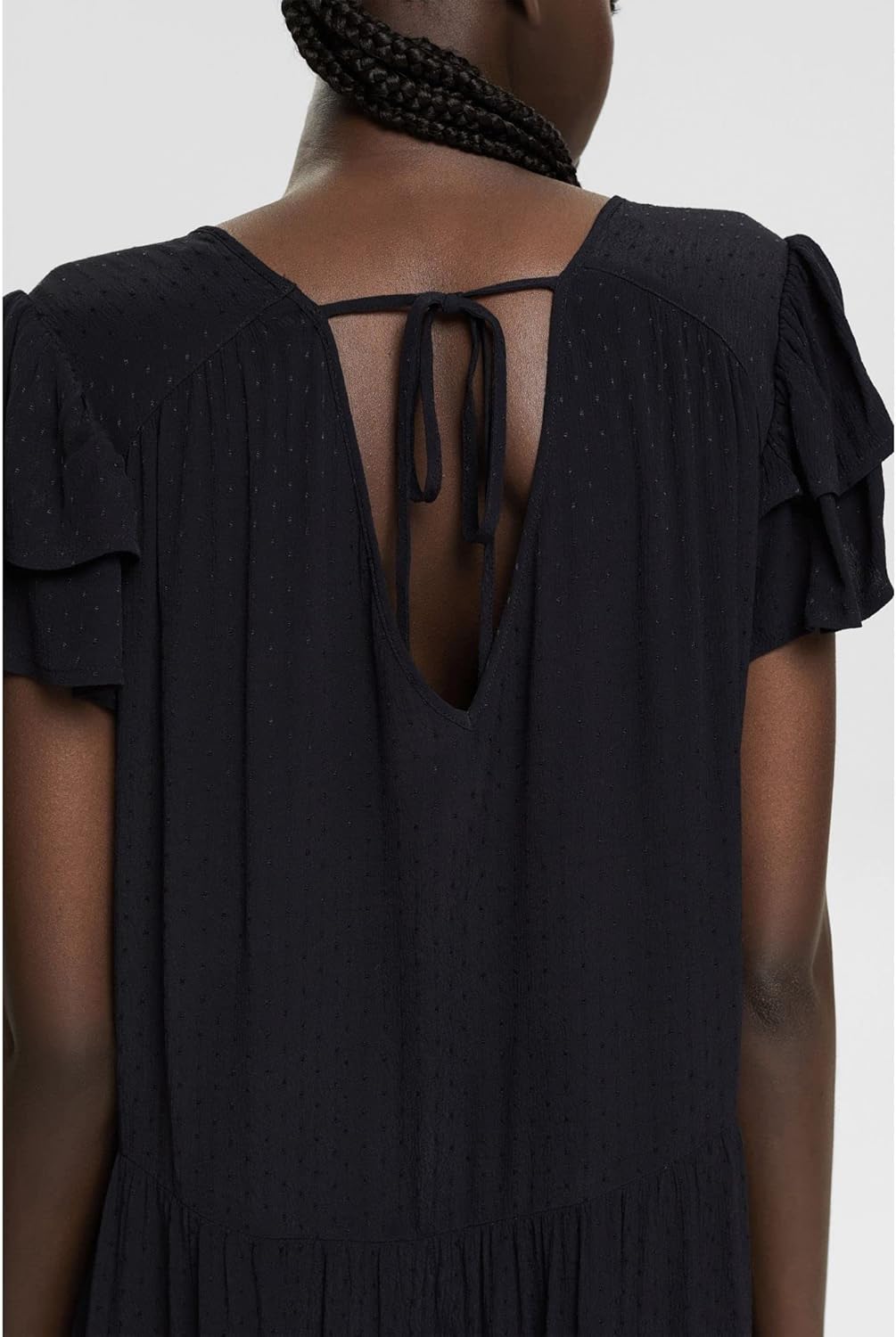 ESPRIT Damen Kleid 34 001/Black, 34 001/Black