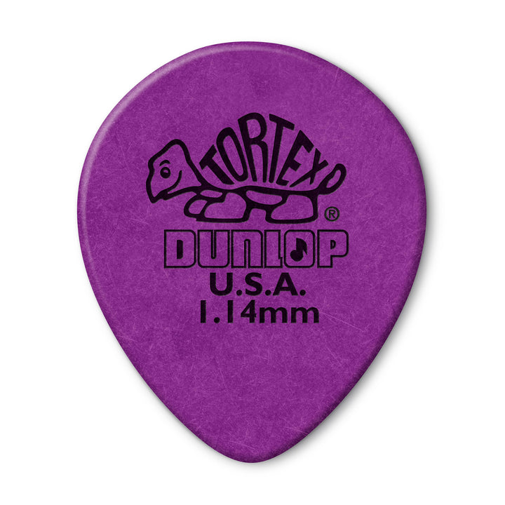 Dunlop 413R1.14 Tortex® Tear Drop, lila, 1.14, 72/Beutel 1.14mm, 1.14mm