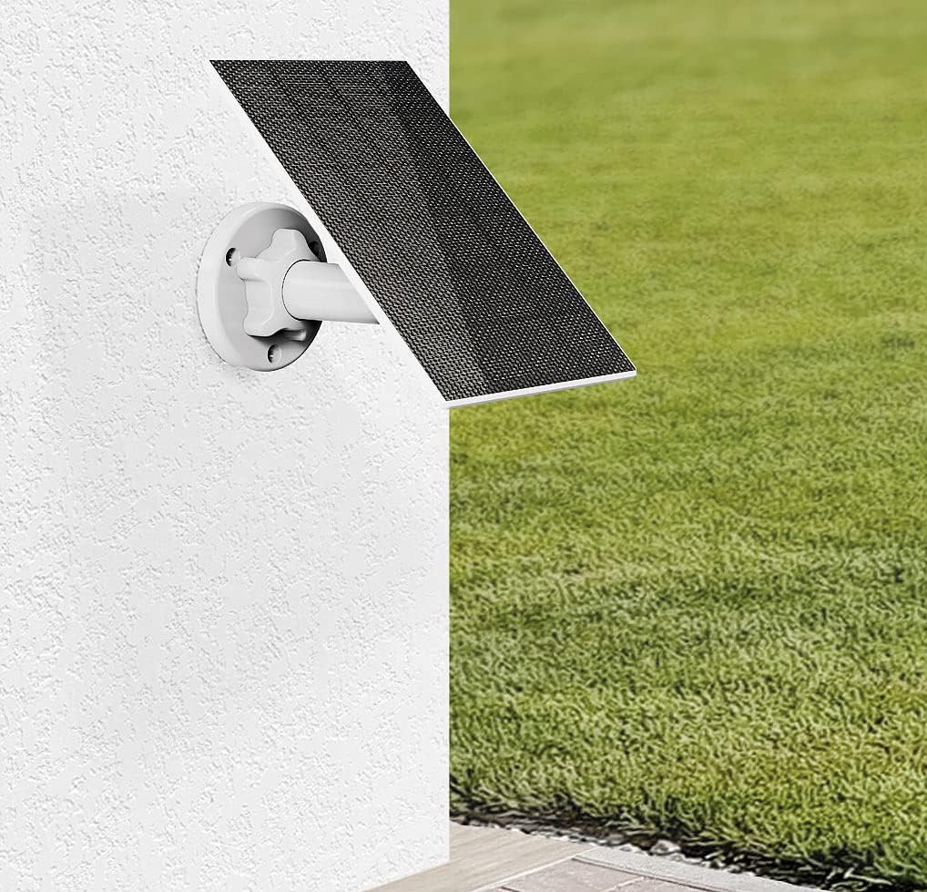revolt Solarzelle Solarmodul: 2er-Set Solarpanels für Akku-IP-Kameras mit USB-C, 3 W, 5 V, IP65 (Min