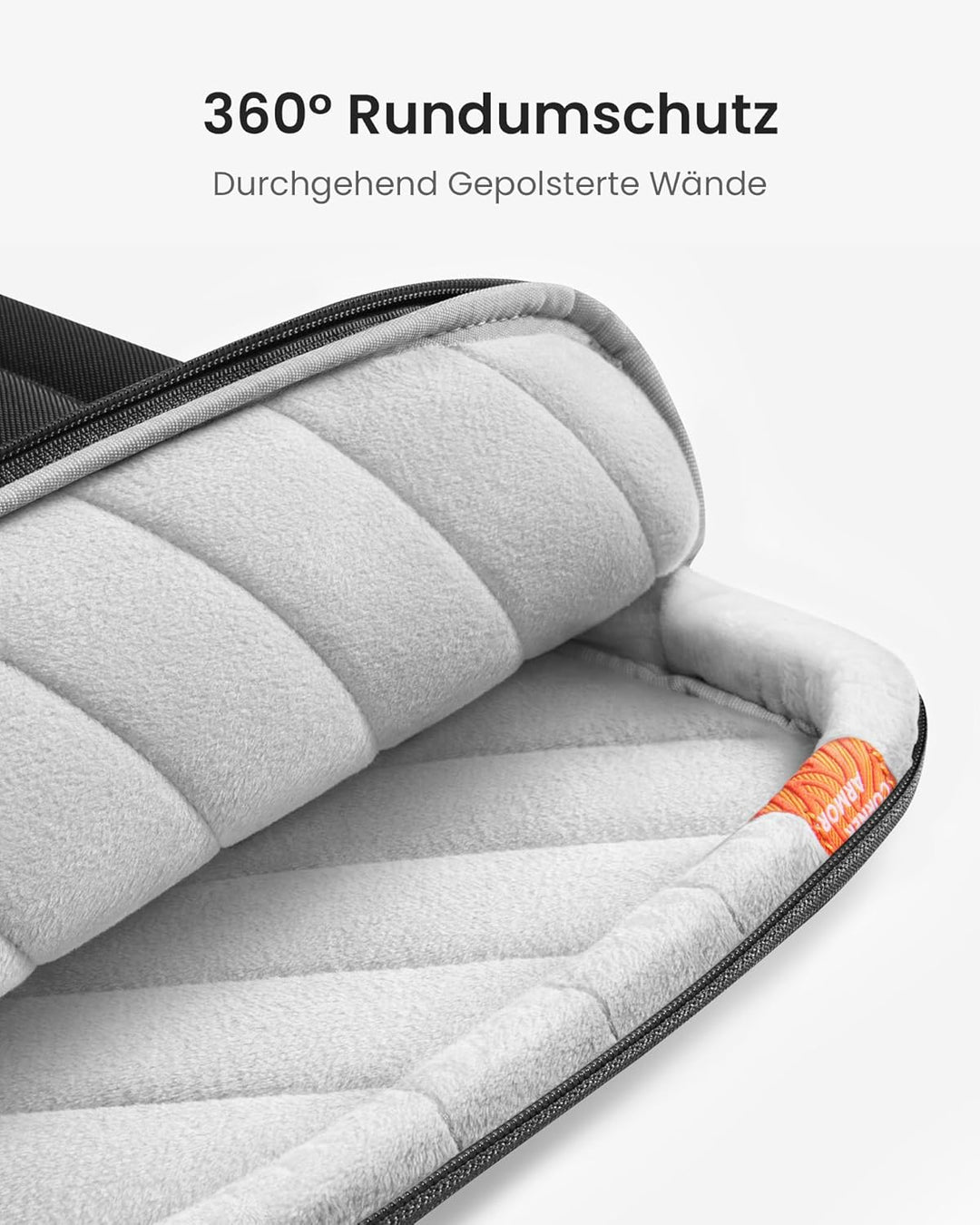 tomtoc 360° Tasche Hülle für 13 Zoll MacBook Air M2/A2681 M1/A2337 2022-2018, 13-Zoll MacBook Pro M2