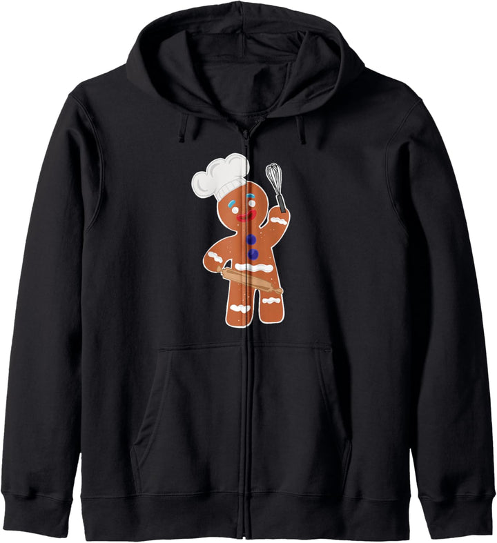 Gingerbread Man Christmas baking Kapuzenjacke