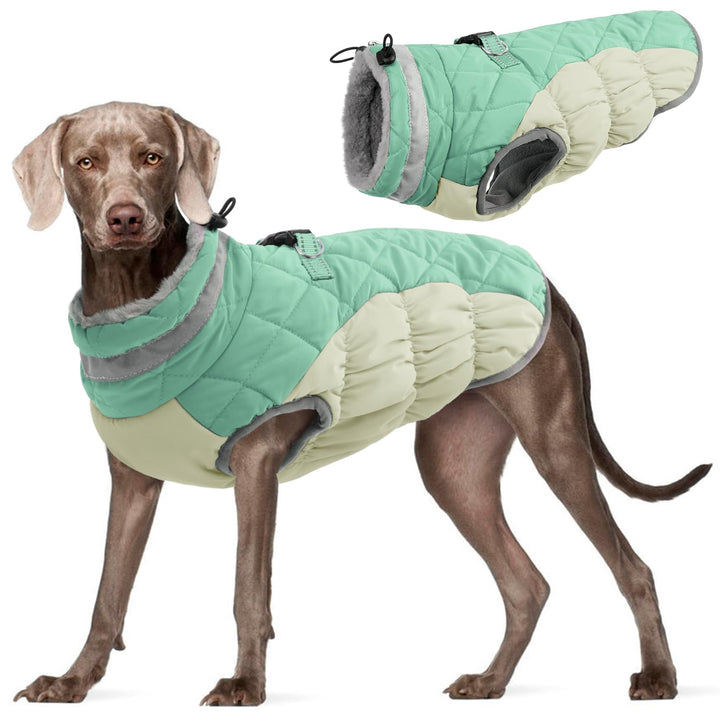 Kuoser Wärme hundemantel, Winddicht hundejacke, Reflektierend hundemantel für kleine Hunde, hundeman