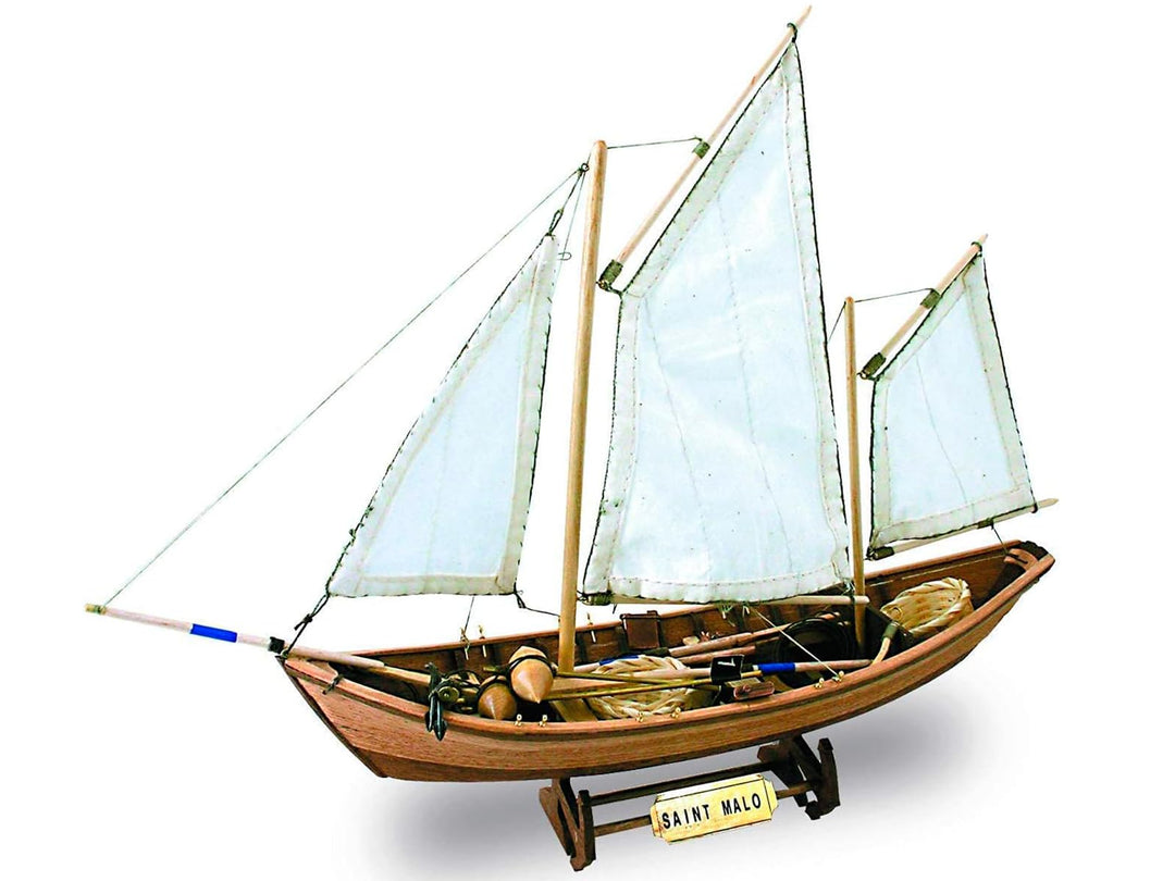 Artesanía Latina 19010. Schiffsmodell aus Holz Französische Fischerboot Doris Saint Malo Massstab 1: