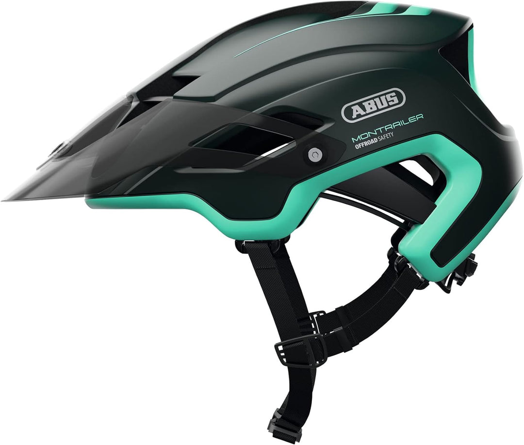 ABUS Mountainbike-Helm MonTrailer - Robuster Fahrradhelm für den Geländeeinsatz - Unisex L (58-61 cm