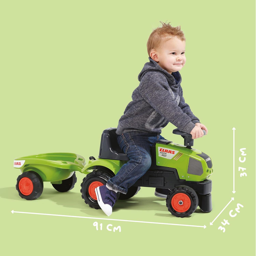 Falquet & Ciet 1012B - Claas Traktorrutscher mit Anhänger