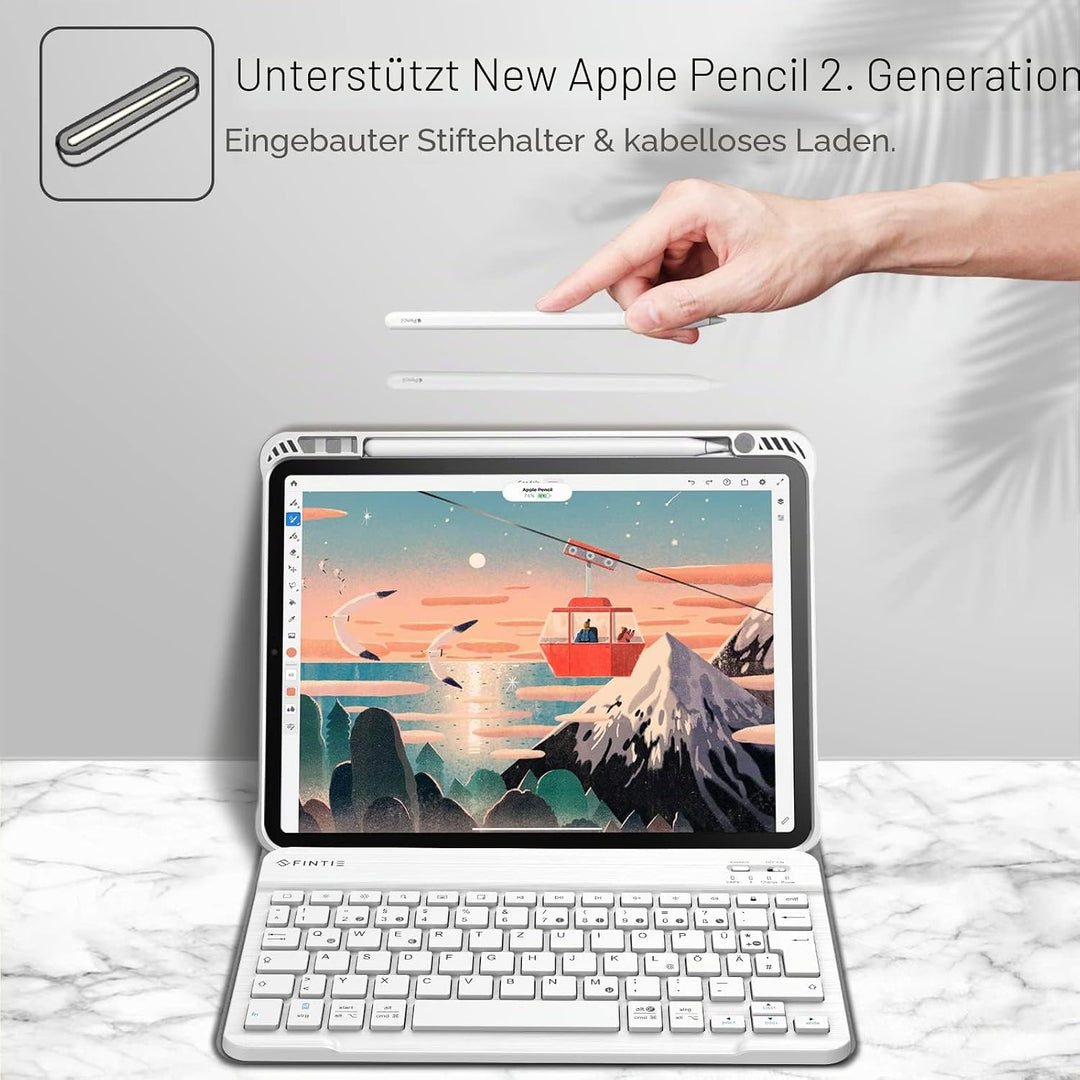 FINTIE Tastatur Hülle für iPad Pro 11 2022 (4. Generation)/ iPad Pro 11 2021(3. Generation)/ 2020/20