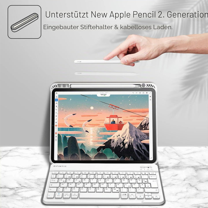 FINTIE Tastatur Hülle für iPad Pro 11 2022 (4. Generation)/ iPad Pro 11 2021(3. Generation)/ 2020/20