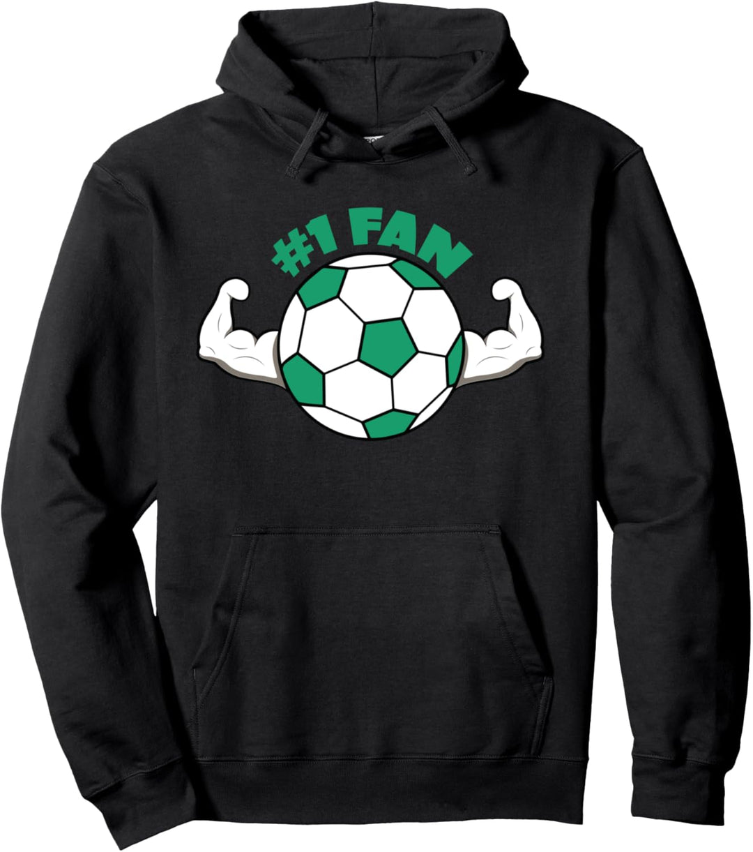 Herren Jungen Fussball Fan Fussball Pullover Hoodie