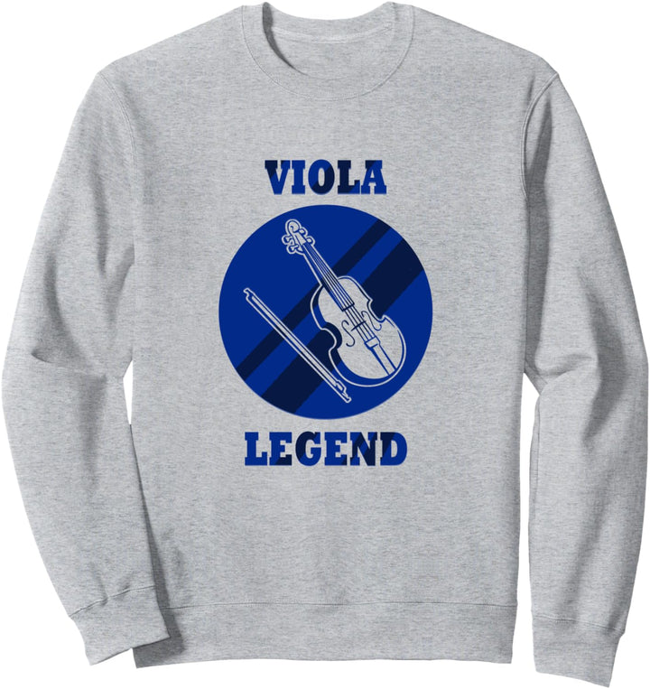 Bratsche Legende Lustiger Spruch Orchester Musiker Sweatshirt