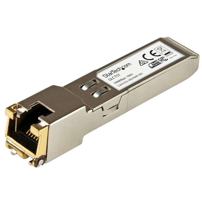 StarTech.com Gigabit RJ45 Kupfer SFP Transceiver Modul, Cisco GLC-T kompatibel, 1000Base-T, Mini-GBI