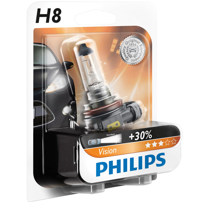 Philips 12360B1 Vision H8 Scheinwerferlampe, 1-er Blister