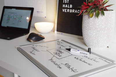 Legamaster 7-101033 Whiteboard Premium Plus, e3-Emaille, 45 x 30 cm, 45 x 30 cm