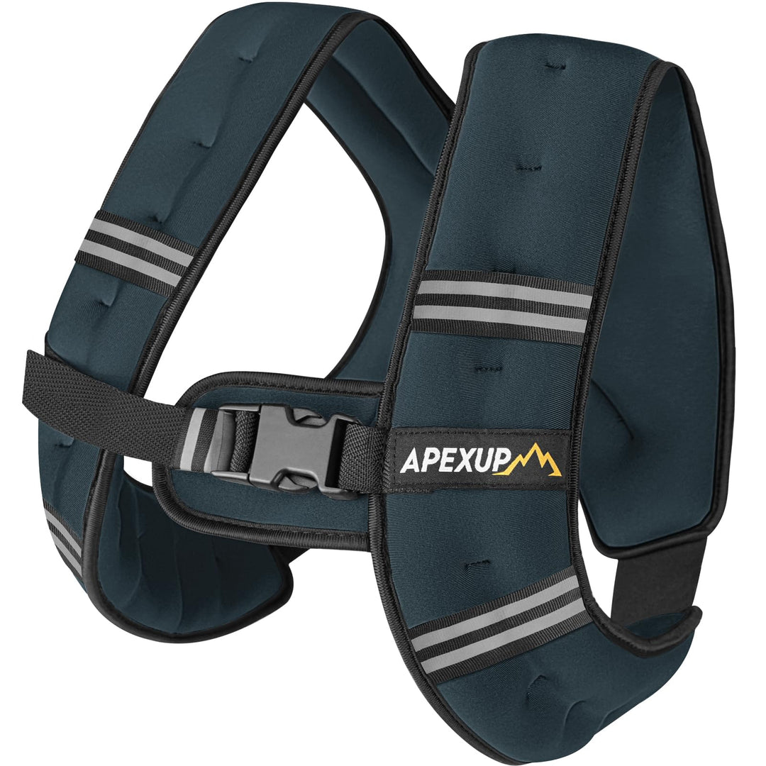 APEXUP Gewichtsweste für Herren, 2,3 kg/4,5 kg/6,8 kg/9,1 kg/11,3 kg/13,6 kg Gewichte mit reflektier