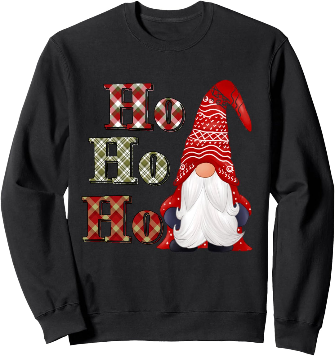 Ho Ho Ho Weihnachten Gnome Hygge Weihnachtsmann Wichtel Sweatshirt