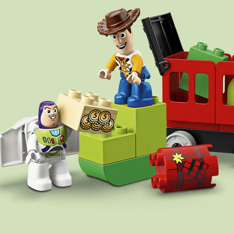 Lego 10894 DUPLO Toy-Story-Zug, Bausatz mit Buzz und Woody Figuren für Kleinkinder