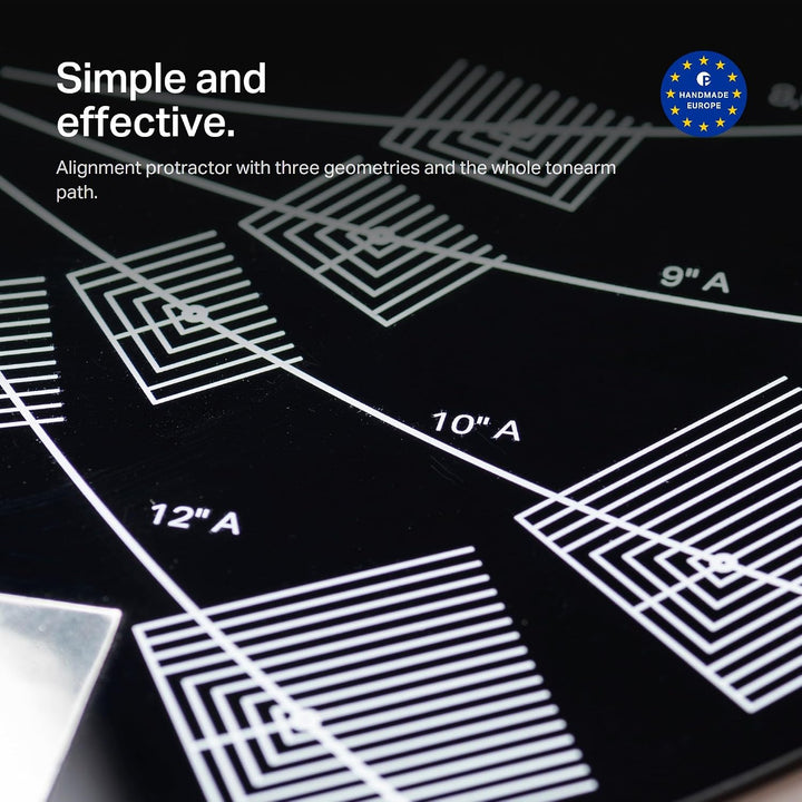 Pro-Ject Align it DS3, Tonabnehmer Einstell-Schablone mit 3 unterschiedlichen Geometrien