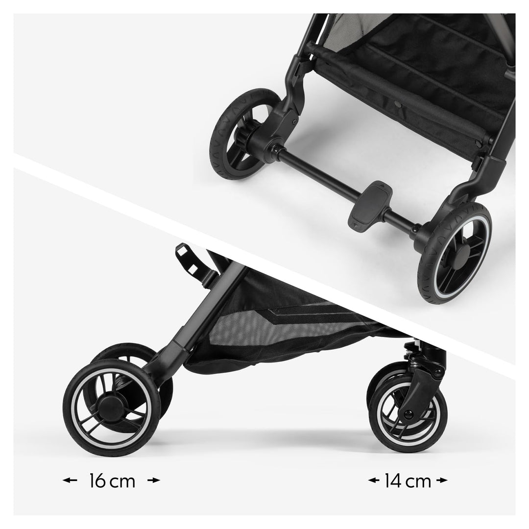 hauck Fly N Care - Ultrakompakter und Leichter Reisebuggy Einhändig Faltbar, mit Liegeposition ab Ge