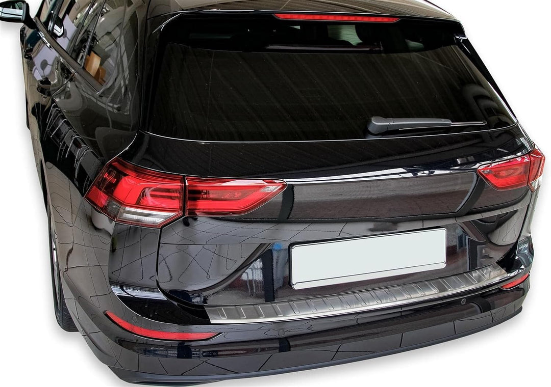 RECAMBO Ladekantenschutz Edelstahl kompatibel für VW Golf 8 Variant | BJ ab 2020 - matt gebürstet mi