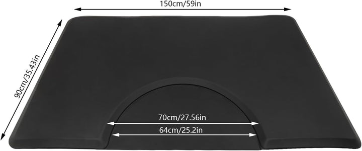 Salon Bodenmatte, Matte 3ft x 5ft Anti-Ermüdungs Barbershop Stuhlmatte für Friseur-Salon Barbier-Sta