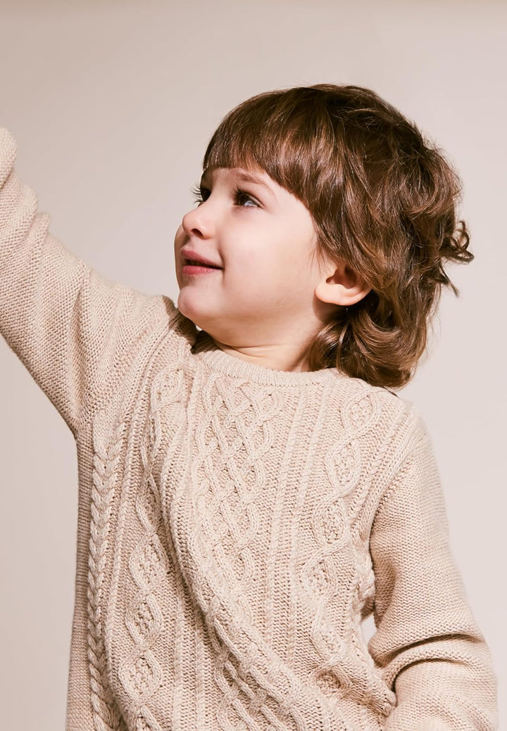 Stellou & friends Strickpullover für Jungen und Mädchen I Hochwertige Baby-Kleidung aus 100% Baumwol