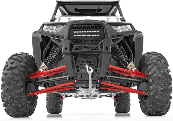 Rough Country Seilwinde Montageplatte für 2014-2022 Polaris RZR XP 1000-93042, schwarz