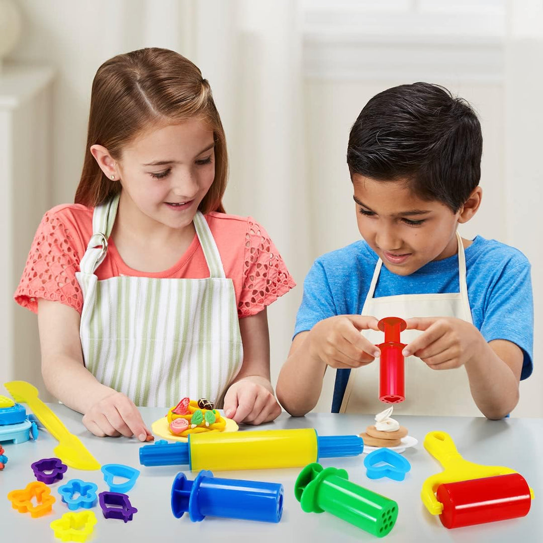 Knetwerkzeug, 23 Stück Knete Zubehör Kinder, Plastilin Werkzeuge Knete Ausstechformen Extruder, Plas